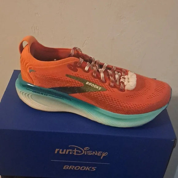 NEW, Brooks, Adrenaline GTS 25, RunDisney, Moana, Size 9.5 Medium (B) Limited Ed - Picture 8 of 10
